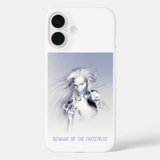 Coques Case-Mate iPhone Méfiez-vous du gel. Vampire de glace (Verso)