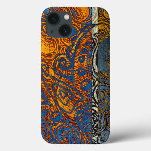Case-Mate iPhone Case Mehndi Tribal Bleu et Orange
