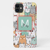 Coques Case-Mate iPhone Meilleur Ami Anniversaire Cadeau Chat Kitties Mono (Dos)