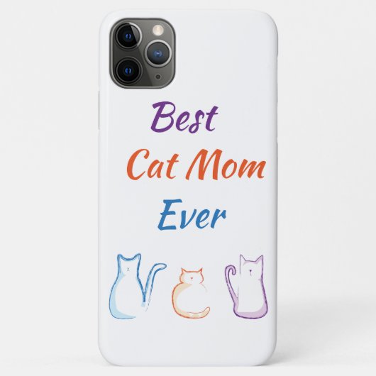 Coques Case-Mate iPhone Meilleur Cat Maman jamais (Dos)