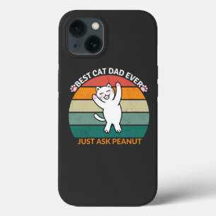 Case-Mate iPhone Case Meilleur chat papa Demandez toujours à Peanut, drô