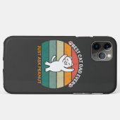 Coques Case-Mate iPhone Meilleur chat papa Demandez toujours à Peanut, drô (Dos (Horizontal))