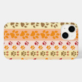 Coques Case-Mate iPhone Meilleur chien Empreinte de patte Animaux Motif (Verso (horizontal))