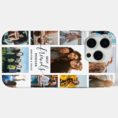 Coques Case-Mate iPhone Meilleur Collage photo des amis pour toujours (Verso (horizontal))