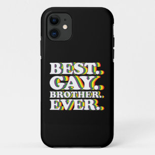 Case-Mate iPhone Case Meilleur Frère gay Jamais Famille LGBTQ Pride Arc 