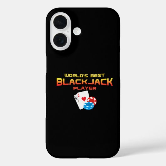Coques Case-Mate iPhone Meilleur joueur Blackjack (Verso)