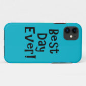 Coques Case-Mate iPhone Meilleur Jour Jamais ! (Dos (Horizontal))