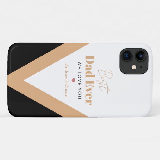 Coques Case-Mate iPhone Meilleur papa (Dos (Horizontal))