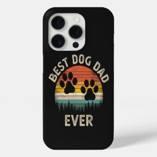 Coque iPhone 15 Pro Meilleur Papa Chien Vintage Ever