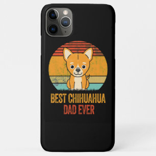 Case-Mate iPhone Case Meilleur Papa Chihuahua Jamais Vintage Trouvé