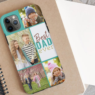 Case-Mate iPhone Case Meilleur Papa de Tous les Temps 4 Photo Brun Rouil