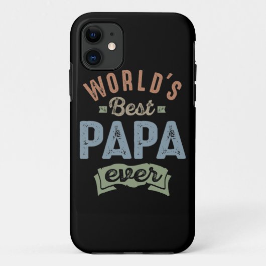 Coques Case-Mate iPhone Meilleur Papa du monde (Dos)