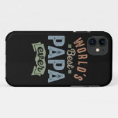 Coques Case-Mate iPhone Meilleur Papa du monde (Dos (Horizontal))