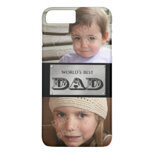 Coque Case-Mate Pour iPhone Meilleur papa du monde - Photos personnalisées 2