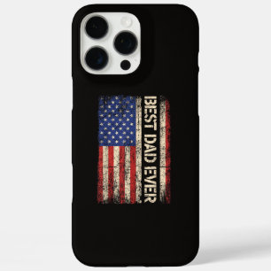 Coques iPhone 16 Pro Max Meilleur Papa Jamais Drapeau Américain Cadeaux pou