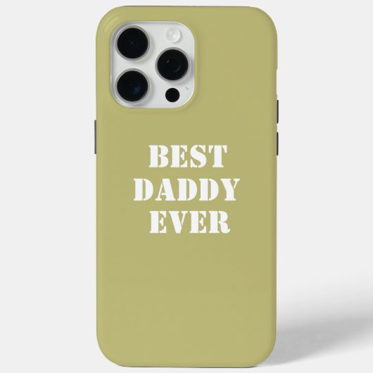 Coques Case-Mate iPhone Meilleur papa jamais EST (Verso)