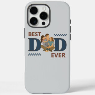 Coques iPhone 16 Pro Max Meilleur papa jamais personnalisé Fête des pères p