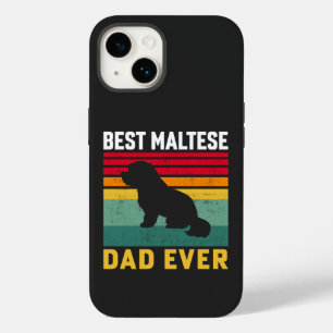 Coque Pour iPhone 14 Meilleur papa maltais jamais, papa de chien maltai