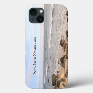 Case-Mate iPhone Case Meilleur papa photo du ciel bleu de l'océan Atlant