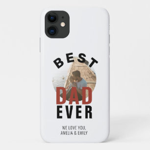 Case-Mate iPhone Case Meilleur papa toujours Typographie Photo de la Fêt