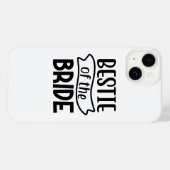 Coques Case-Mate iPhone Meilleure amie de la mariée (Verso (horizontal))