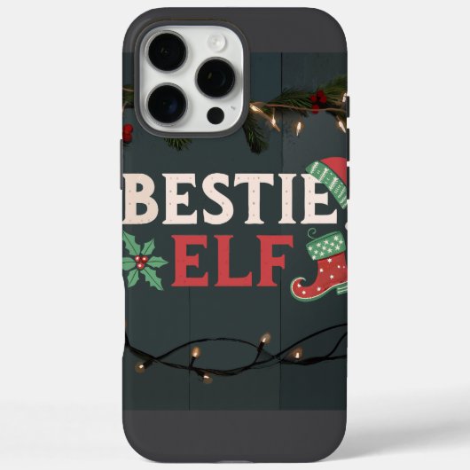 Coques Case-Mate iPhone Meilleure amie ELF  Thème de Noël  (Verso)