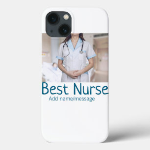 Case-Mate iPhone Case Meilleure infirmière ajouter le nom de la photo te