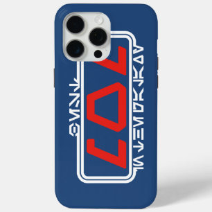 Coque iPhone 15 Pro Max Meilleure maman dans la Galaxie (Aurebesh)