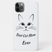 Coques Case-Mate iPhone Meilleure Maman de Chat Ever (Dos)