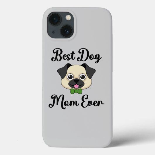 Coques Case-Mate iPhone Meilleure maman de chien jamais (Verso)