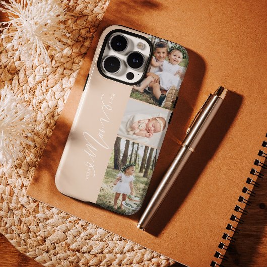 Coques Case-Mate iPhone Meilleure Maman Ever Script Fête des Mères 3 Colla