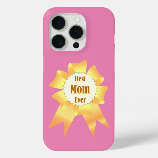 Coques Case-Mate iPhone Meilleure maman jamais Golden Lauréat du prix ruba (Verso)