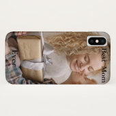 Coques Case-Mate iPhone Meilleure maman jamais photo (Dos (Horizontal))