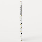 Coques Case-Mate iPhone Meilleure Maman Noir et Or Confetti (Dos/Gauche)