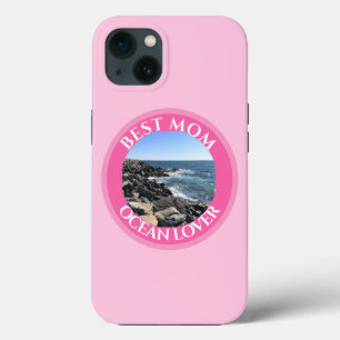 Case-Mate iPhone Case Meilleure maman Photo de Atlantic Ocean Pink Sea L