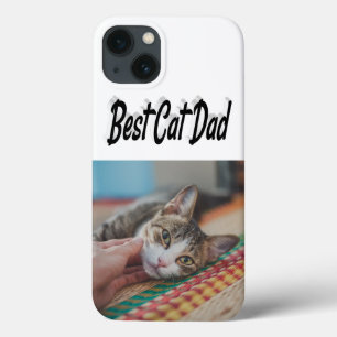 Case-Mate iPhone Case Meilleure photo de papa chat texte noir