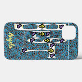 Coques Case-Mate iPhone Meilleures amies (Verso (horizontal))