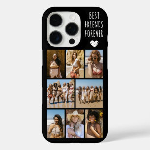 Coques iPhone 16 Pro Meilleures Amies Pour Toujours 8 Photo Noir