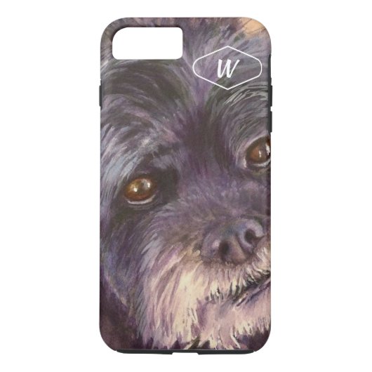 COQUES Case-Mate iPhone MÉLANGE COCK-A-POO NOIR CUTIE (Dos)