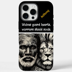 Coques iPhone 16 Pro Max Mélange de culture africaine et de faune