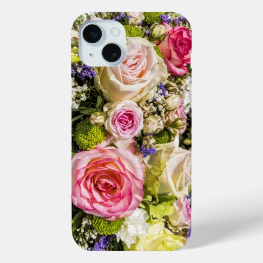 Coques Case-Mate iPhone Mélange de fleurs roses 2 (Verso)