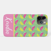Coques Case-Mate iPhone Mélange de fruits de pastèque d'été Confetti rose  (Dos (Horizontal))