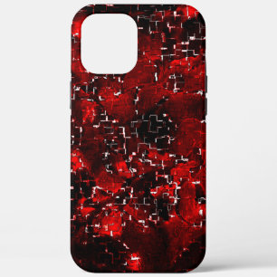 Case-Mate iPhone Case Mélange de pétales rouges vifs et rustiques sous l