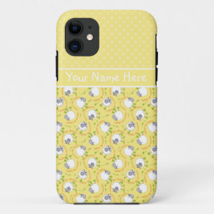 Coque Case-Mate Pour iPhone Mélange Jaune et Match Motifs de moutons amusants