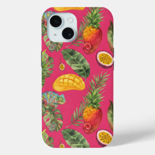 Coque Pour iPhone 15 Mélange tropical par Natasha Us