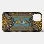 Coques Case-Mate iPhone MeLark Victorian magnifique Monogramme (Verso (horizontal))