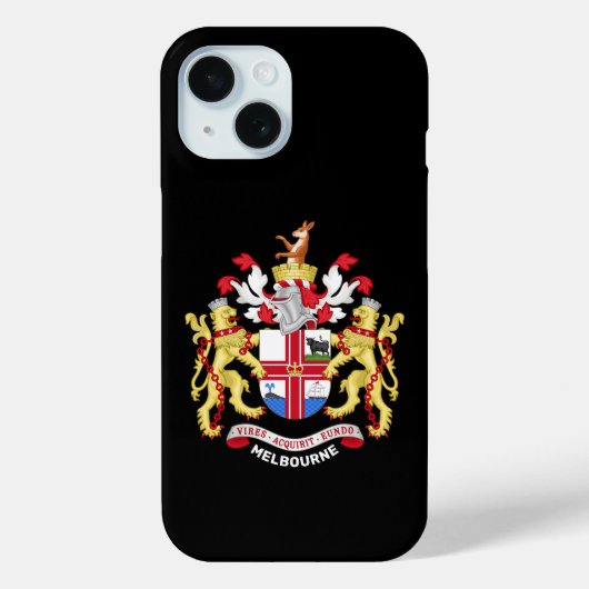 Coques Case-Mate iPhone Melbourne, Australie - blason (Verso)