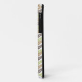 Coques Case-Mate iPhone Melon Brandy Scribble ZigZag Motif (Dos/Gauche)