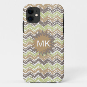 Coques Pour iPhone Melon Brandy Scribble ZigZag Motif