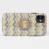 Coques Case-Mate iPhone Melon Brandy Scribble ZigZag Motif (Dos (Horizontal))
